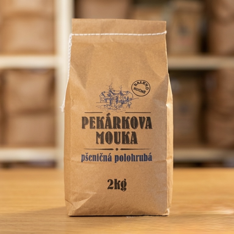 Balení Pšeničná mouka polohrubá